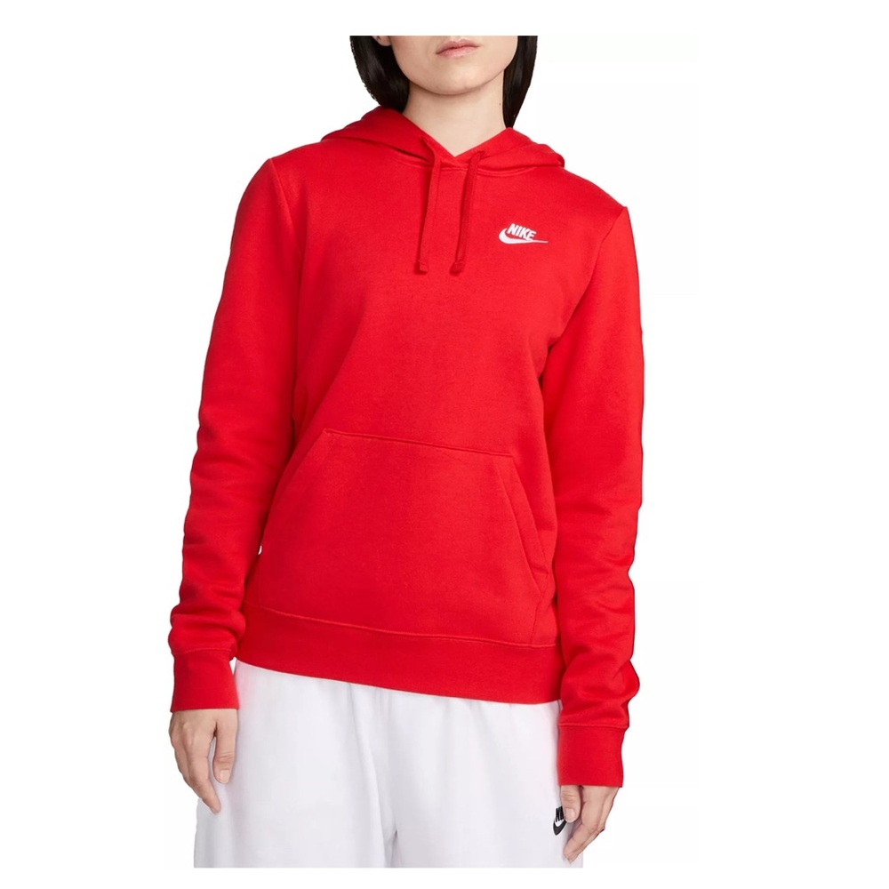 Nike Fleece Hoodie University Red Size M